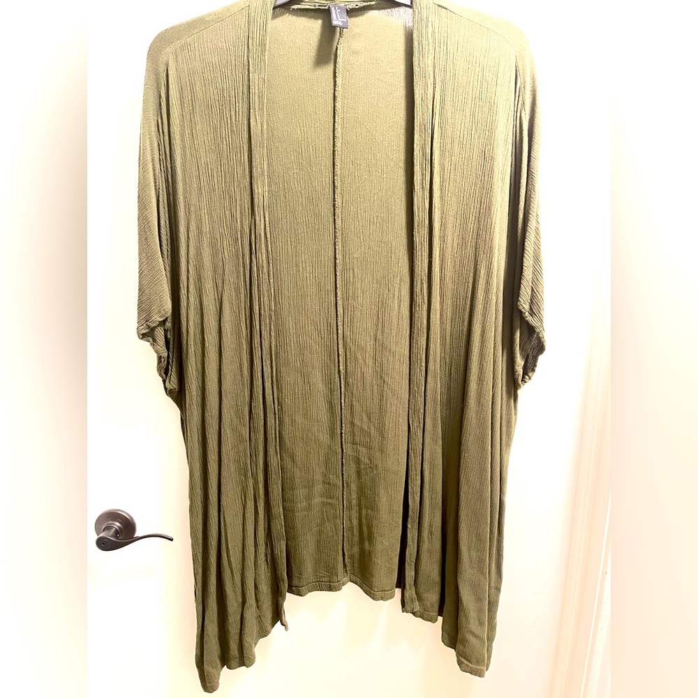 Olive green duster